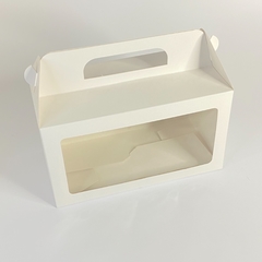 VALIJA BLANCA CON VISOR FRONTAL 25X14X13 - comprar online