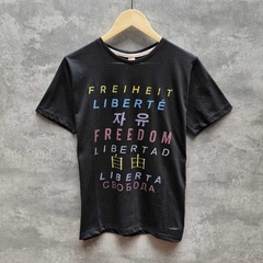 Remera Freedom Negra FLY5