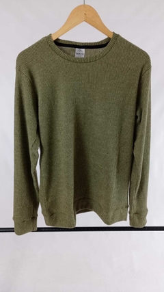 Sweater lanilla rayas verde