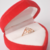 Anillo Oro 18 k cubic oval blanco