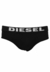 kit 3 pçs cueca diesel slip logo | 3 pretas na internet