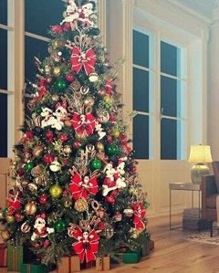 Árvore de Natal Tradicional Pinheiro 1,80cm Verde 388 Galhos Cheia - comprar online
