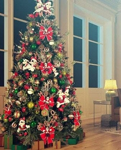 Árvore de Natal Tradicional Pinheiro 1,20cm Verde 144 Galhos Cheia - comprar online