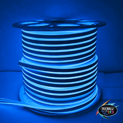 Mangueira Led Neon Flex 12v 50M Azul - comprar online