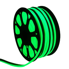 Mangueira Led Neon Flex 12v 50M Verde