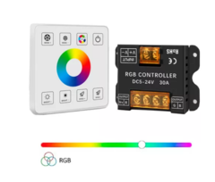 Controlador De Fitas Led RGB Com Painel Dimmer