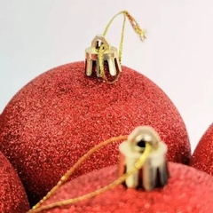 Bolas Para Árvore De Natal Enfeite Decoração 5cm 6 unidade - loja online