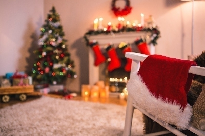 Árvore de natal branca com cinza  Decoração de arvore de natal