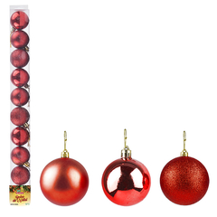 Bola de Natal 5cm tubo com 12 peças - comprar online