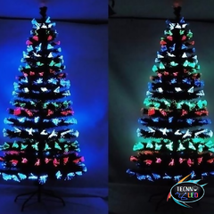 Árvore de Natal Led 0,90cm Fibra Ótica 8 Funções RGB Bivolt - comprar online