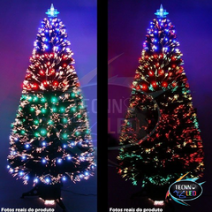 Árvore de Natal Led 0,90cm Fibra Ótica 8 Funções RGB Bivolt - loja online