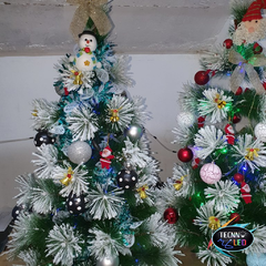 Árvore de Natal 0,90cm Ponta Nevada Luxo na internet