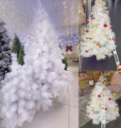 Árvore de Natal Pinheiro Branco 1,20mt Luxo na internet