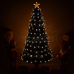 Árvore de Natal Led 0,90cm Fibra Ótica 8 Funções Branco Quente na internet