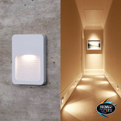 Balizador Led 2w 4x2 Branco Frio IP65 - comprar online