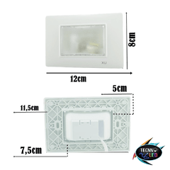 Balizador Led G4 4x2 4w Branco Frio IP65 Bivolt - Tecnnoled