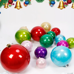 Bola de Natal 6cm Peroladas tubo com 12 peças na internet
