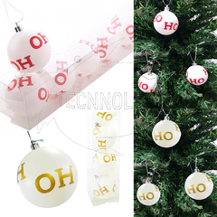 Bola de Natal HOHO 6cm 8 Peças para Decoração - comprar online