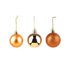 Bola de Natal Lisa Bronze 10 Peças 5cm