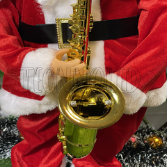 Papai Noel 60CM Com Saxofone Dançante Musical Decoração Natal Bivolt na internet