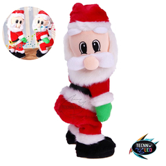 Boneco Papai Noel Musical Danca Mexe Bumbum Decoração Natal Divertido