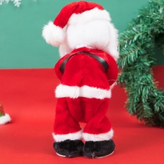 Boneco Papai Noel Musical Dancando e Tocando Saxofone Decoração Natal Divertido na internet
