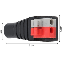 Conector Plug P4 Macho ou Fêmea Com Botão de Pressão - loja online