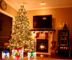 Kit Caixas De Presente Feliz Natal 3 Tamanhos Bivolt INTERNO E EXTERNO na internet