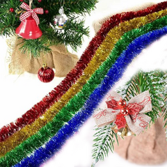Festão Colorido Natal 7cm 2mt para decoração