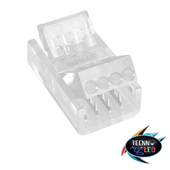 Conector Plug Emenda 4 vias Para fita de Led RGB 12V 10mm 5050 3528 TL-1578 - comprar online