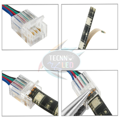 Conector Plug Emenda Pra fita RGB 12V Comprido 4 10mm TL-1584 na internet