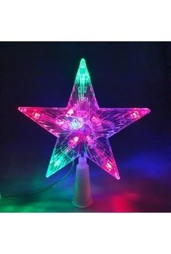 Ponteira para Árvore de Natal Estrela RGB com Leds Super Brilho - comprar online