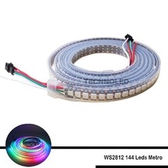 Fita Led Ws2812 RGB Endereçável 5v 43w/m 720 Leds IP67