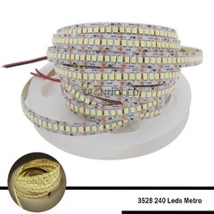 Fita Led SMD 3528 12v 90w 1200 Leds IP20 Branco Quente 3000K 3500k - comprar online