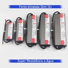 Fonte de Alimentação Blindada 12v 20,8A Automático Slim - Tecnnoled