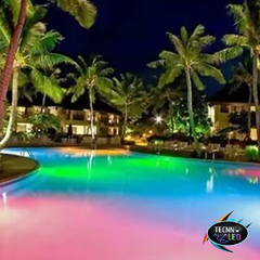 Spot Luminária De Piscina De Led Rgb 9w Redondo - loja online