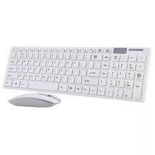 Kit Teclado + Mouse 3200 Dpi Sem Fio Wireless Sensor Óptico 2,4G - comprar online