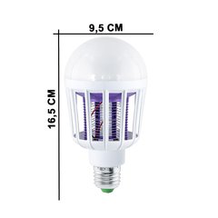 Lâmpada Led Bulbo 15w Mata Mosquito Branco Frio 110V - comprar online