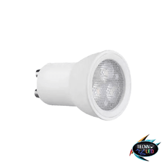 Lâmpada Led Mini Dicroica 3w Branco Frio Bivolt - comprar online
