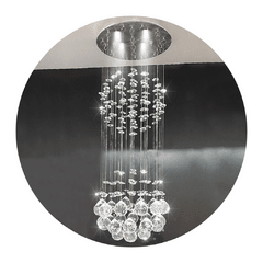 Lustre Plafon De Cristal Legítimo estilo eféra para 4 lâmpada G9 TL2001