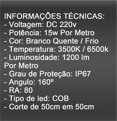 Mangueira Led Cob Branco Frio 220v na internet