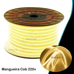 Mangueira Led Cob Branco Quente 220v