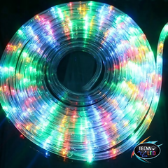 Mangueira Led Redonda 12mm RGB Com Controladora 8 Funções - comprar online