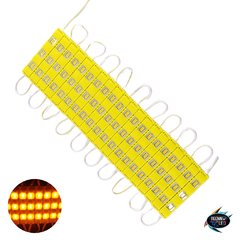 Módulo Injetado Led SMD 7020 c/ 3Led 12v 1,5w IP65 Amarelo Âmbar