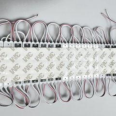 Módulo Injetado Led SMD 7025 Mini c/ 3led 12v 1,5w IP65 Branco Frio 6000k-6500k - Tecnnoled