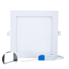 Painel Led Embutir 6w Quadrado Branco Frio bivolt