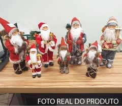 Boneco Papai Noel 30cm Roupa Vermelho Corujinha Galho Enfeite para Natal P06 - loja online