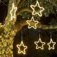 Estrela Luzes Neon Pendente para Decoração 30cm Azul Ip44 110v ou 220v - loja online