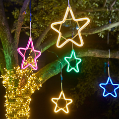 Estrela Luzes Neon Pendente para Decoração 30cm Vrede Ip44 110v - loja online