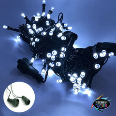 Pisca Fixo Macho Femea Led Com 100 Leds 220v Frio 6500k - comprar online